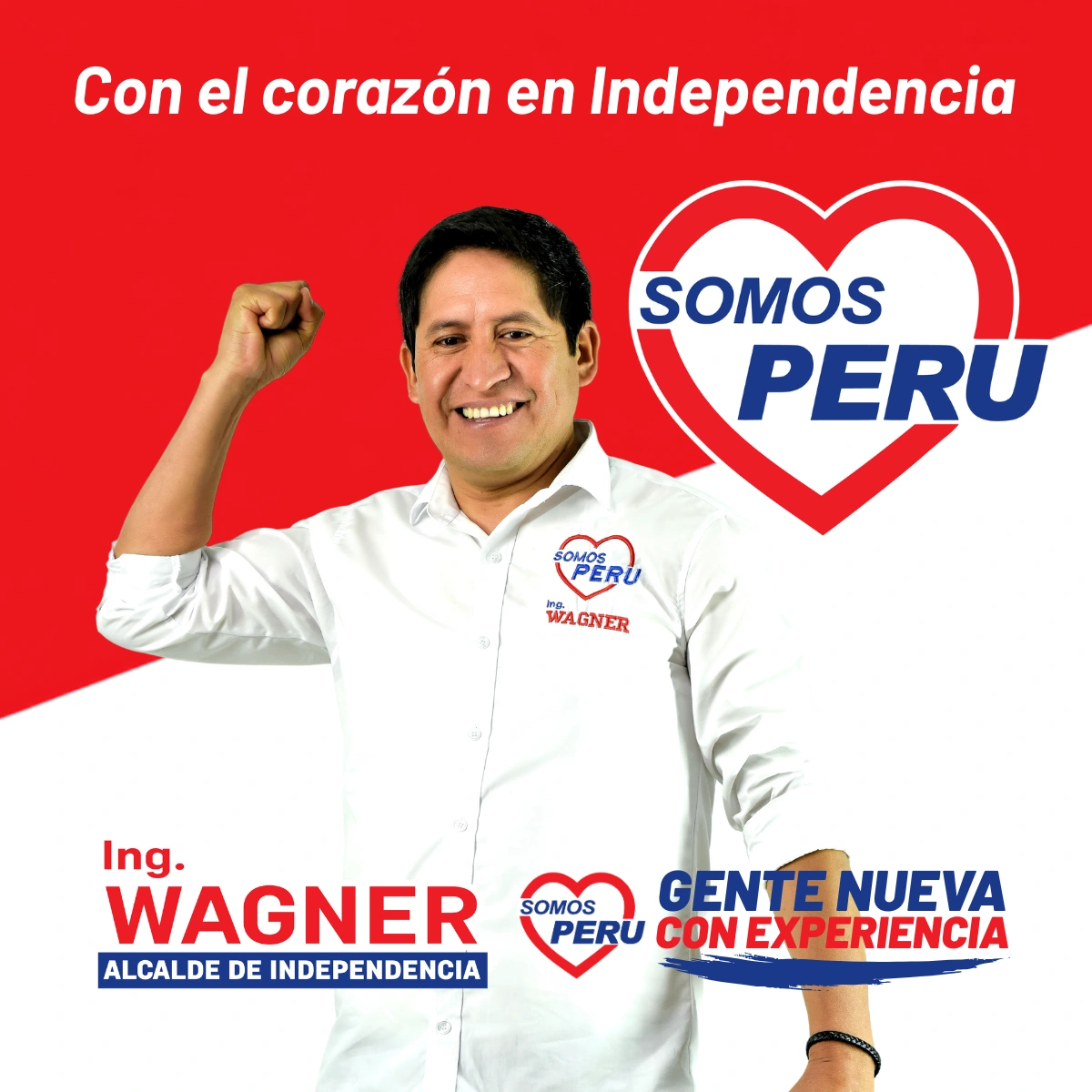 Ing. Wagner, candidato a alcalde de Independencia por Somos Perú